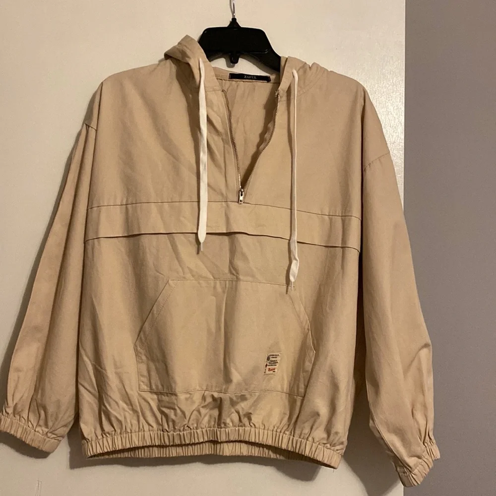🌷3 items for $30🌷 ▪️ ZAFUL ▪️ Blush Pink Pullover Windbreaker - Picture 1 of 5